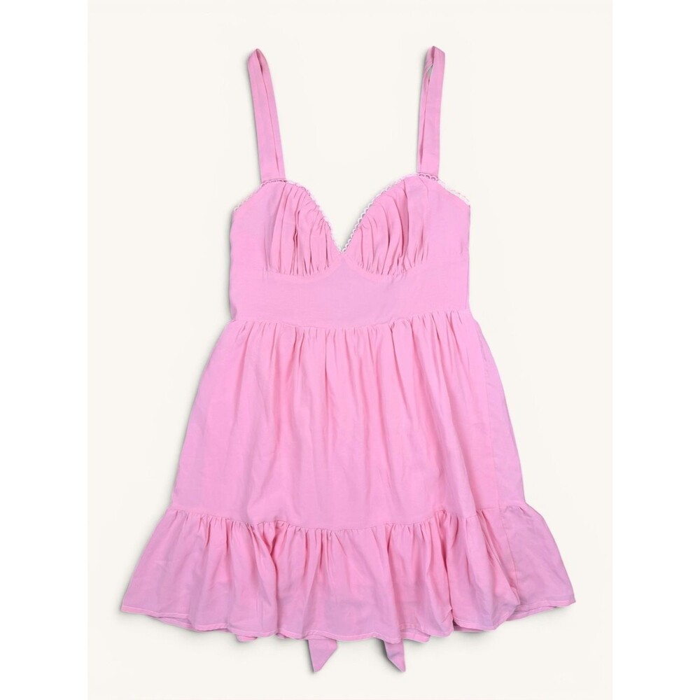 Princess Polly Pink Babydoll Mini Dress Size 4